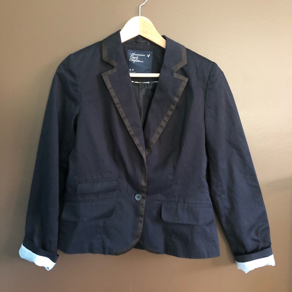 American Eagle Navy Blazer Jacket